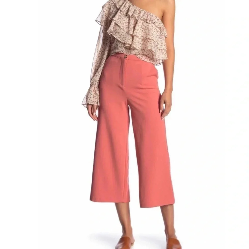 Good Luck Gem High Waisted Crops Culotte Pants NWT